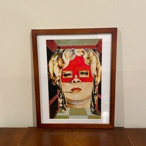 Salvador Dali Mae West’s Face as Surrealist Apartment 12x15 Framed Wall Art